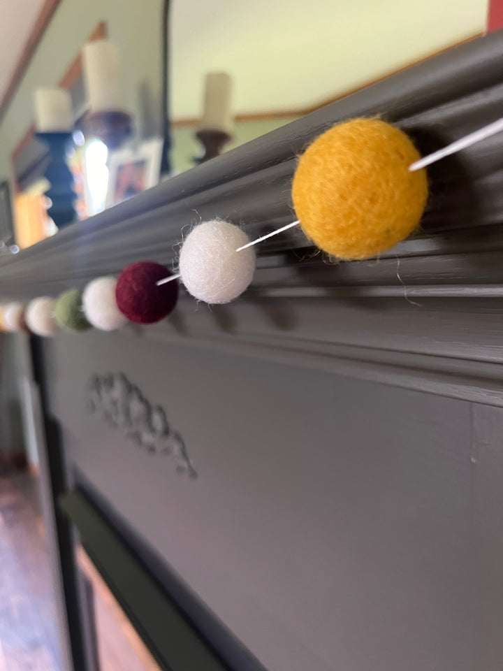 Academic Colors Ball Garland