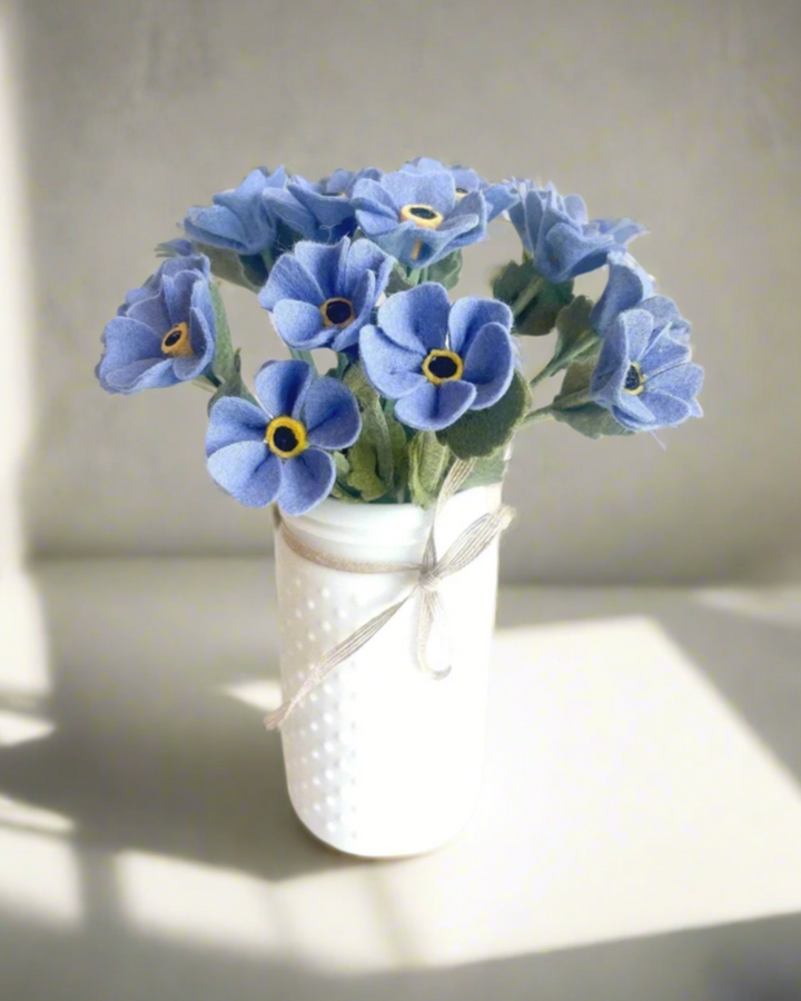 Forget Me Not Stems (Felt)