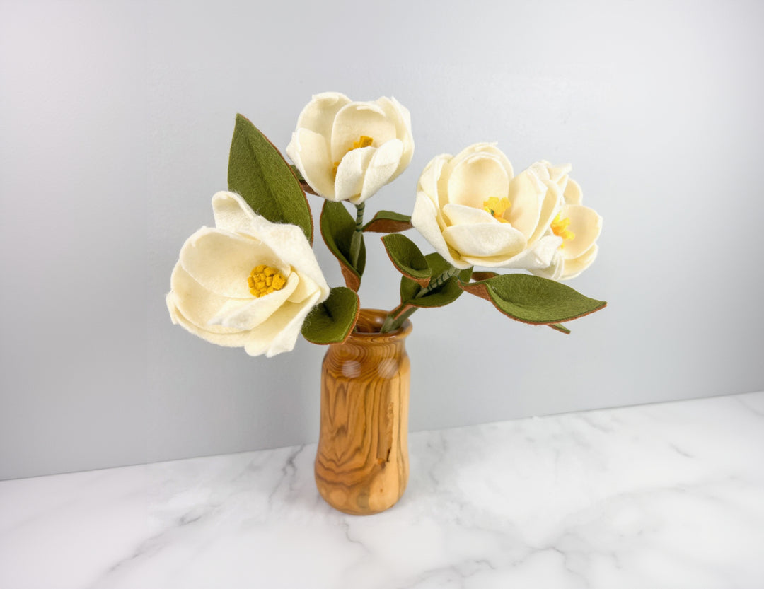 Felt Magnolia Stems