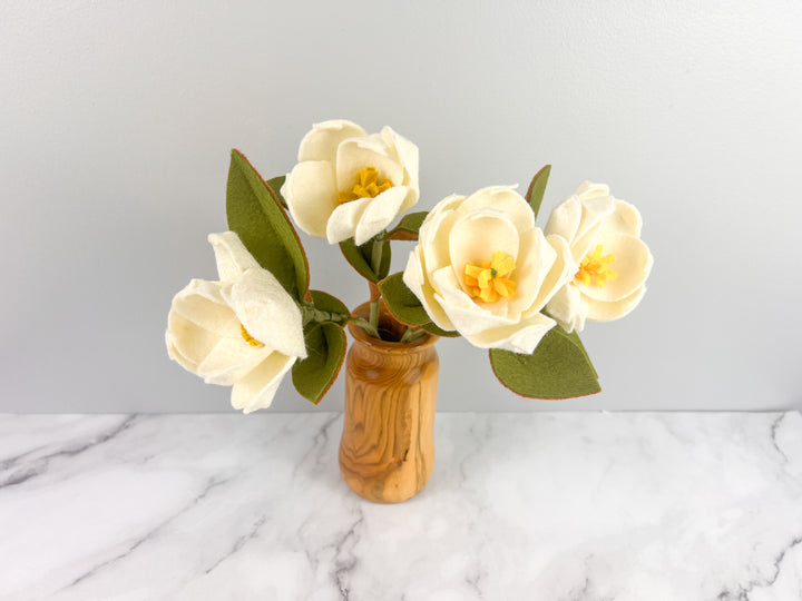 Felt Magnolia Stems