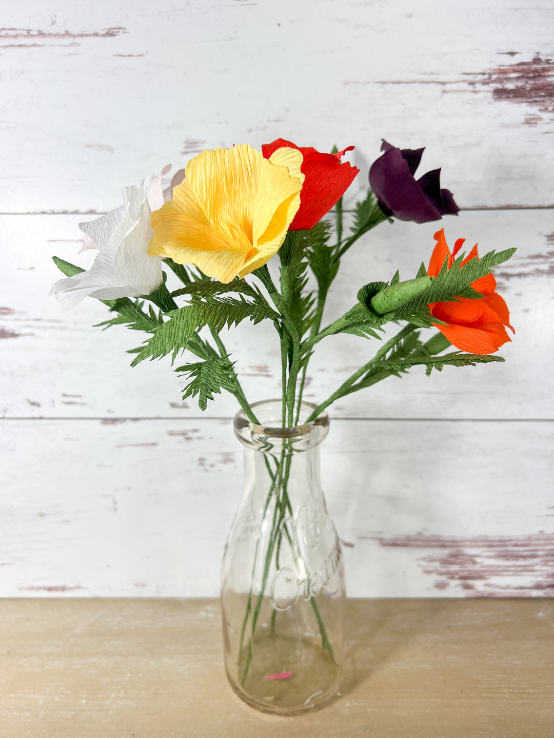 Paper California Poppy Stem (Paper)