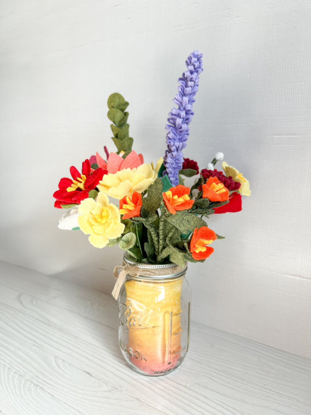 Wildflower Mix Bouquet + Vase (Felt)