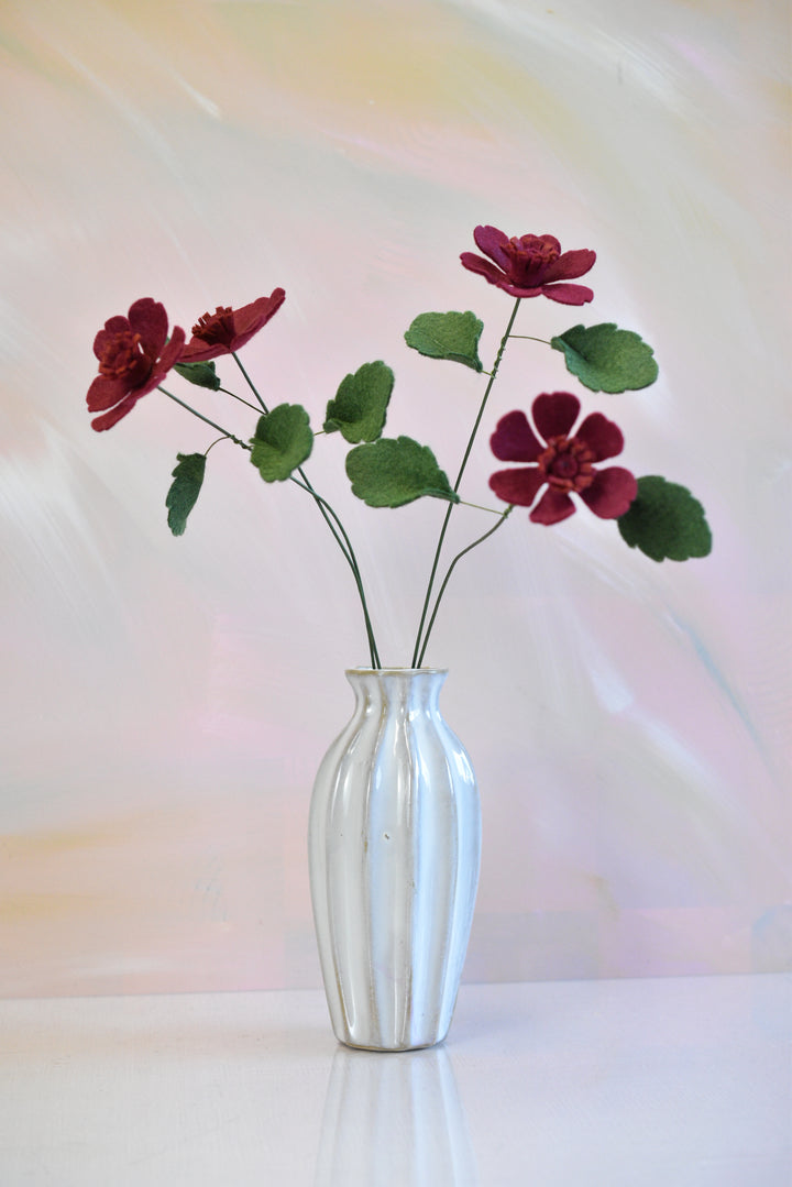 Felt Chocolate Cosmos Stem