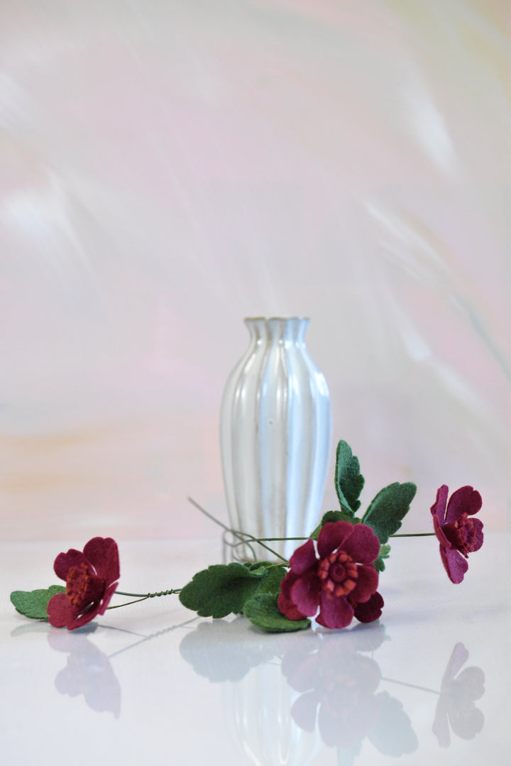 Felt Chocolate Cosmos Stem