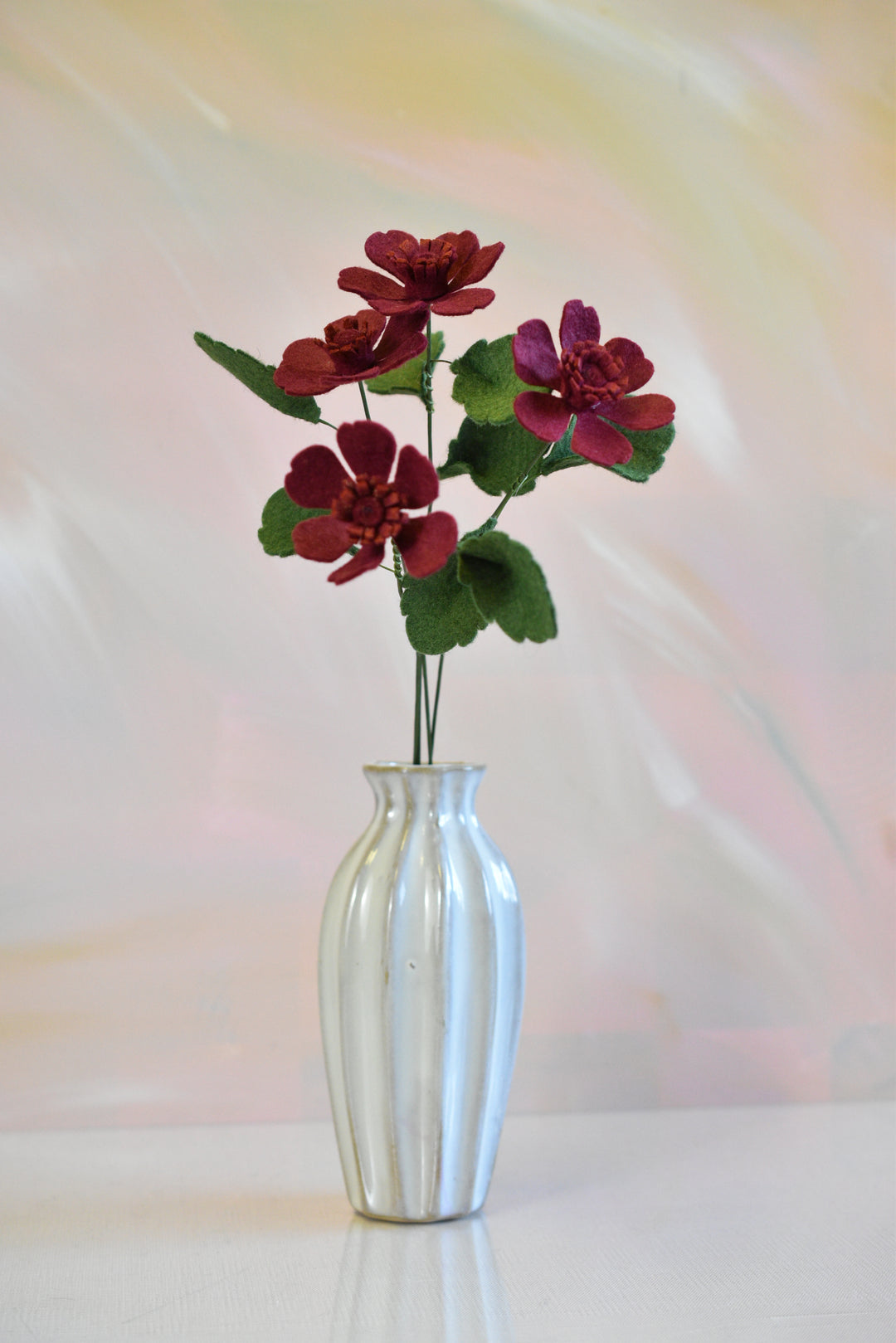 Felt Chocolate Cosmos Stem
