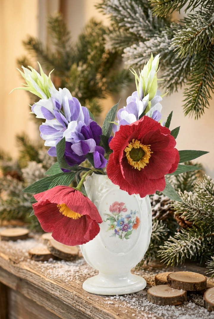 Meadow Fire Paper Bouquet