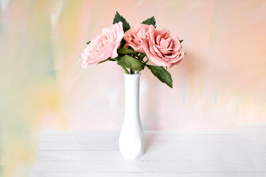 Handcrafted Paper Rose Stem | Everlasting Rose