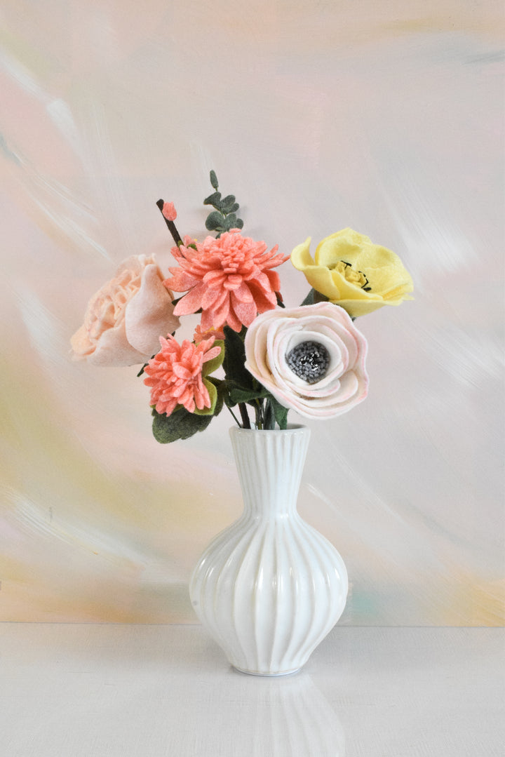 Limited Release Cosmos, Cabbage Rose, Anemone, Eucalyptus, and Cherry Blossom