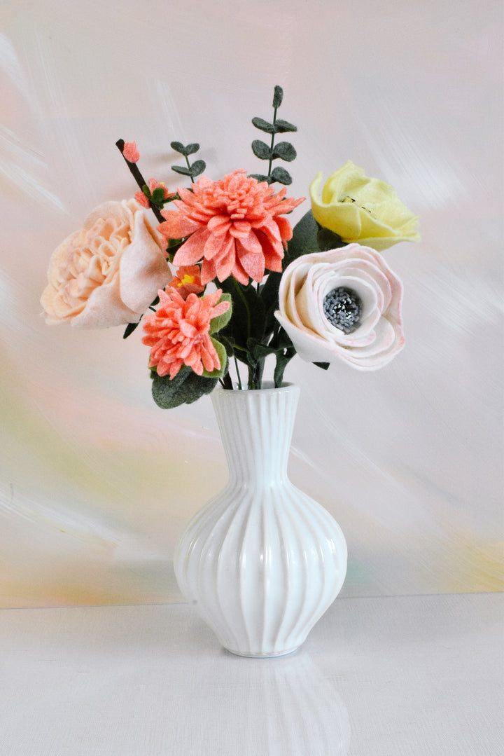 Limited Release Cosmos, Cabbage Rose, Anemone, Eucalyptus, and Cherry Blossom