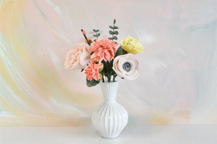 Limited Release Cosmos, Cabbage Rose, Anemone, Eucalyptus, and Cherry Blossom