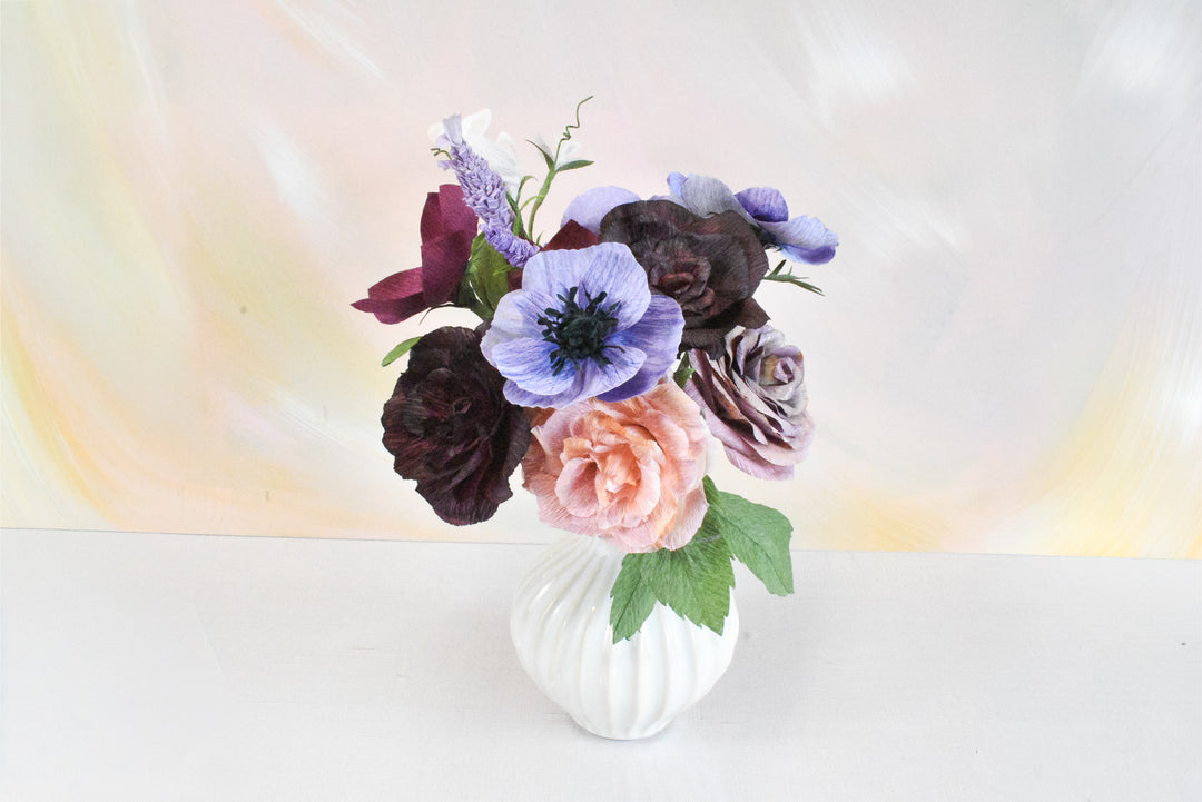 Limited Release Hellebores, Sweet Pea, Roses, and Anemone Bouquet