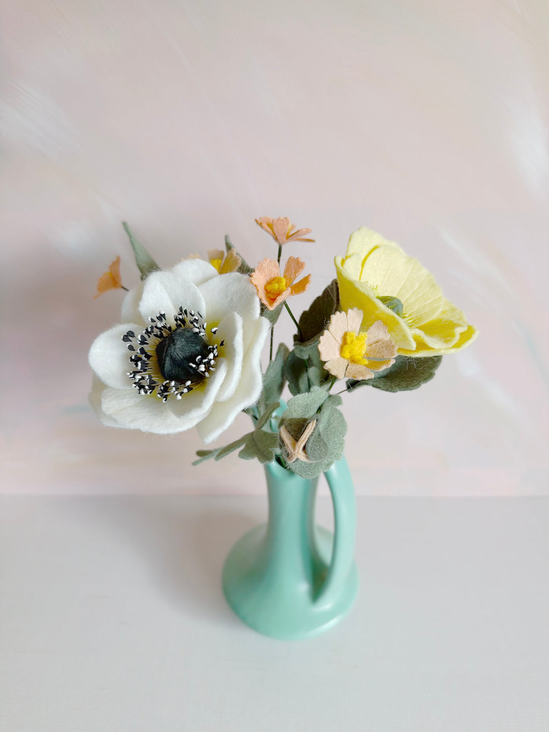 Handmade Felt Wildflower Bouquet