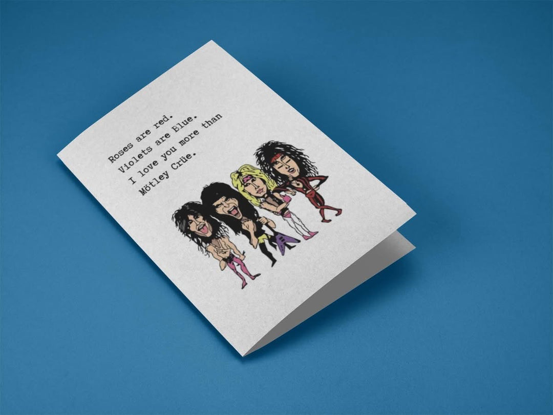 Motley Crue Birthday Card - Music Birthday Card