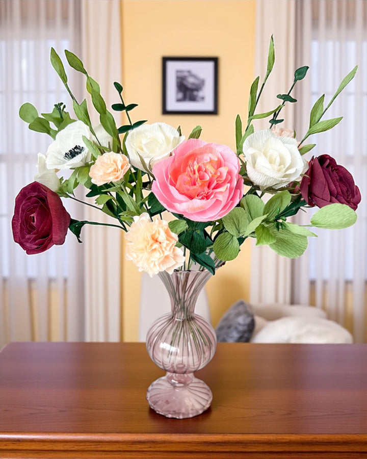 Romantic Paper Flower Bouquet - Build your own Bouquet