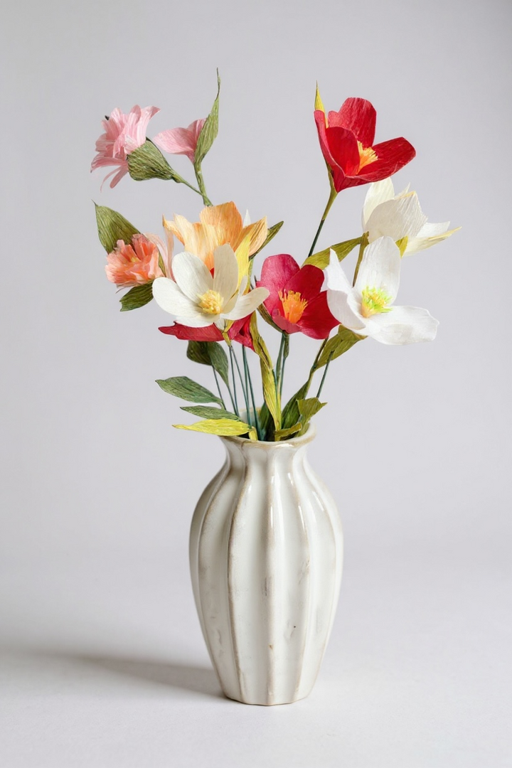 6 Pack Assorted (Paper) Wildflowers