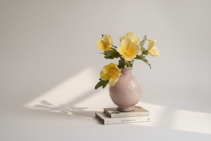 Felt California Poppy Stem