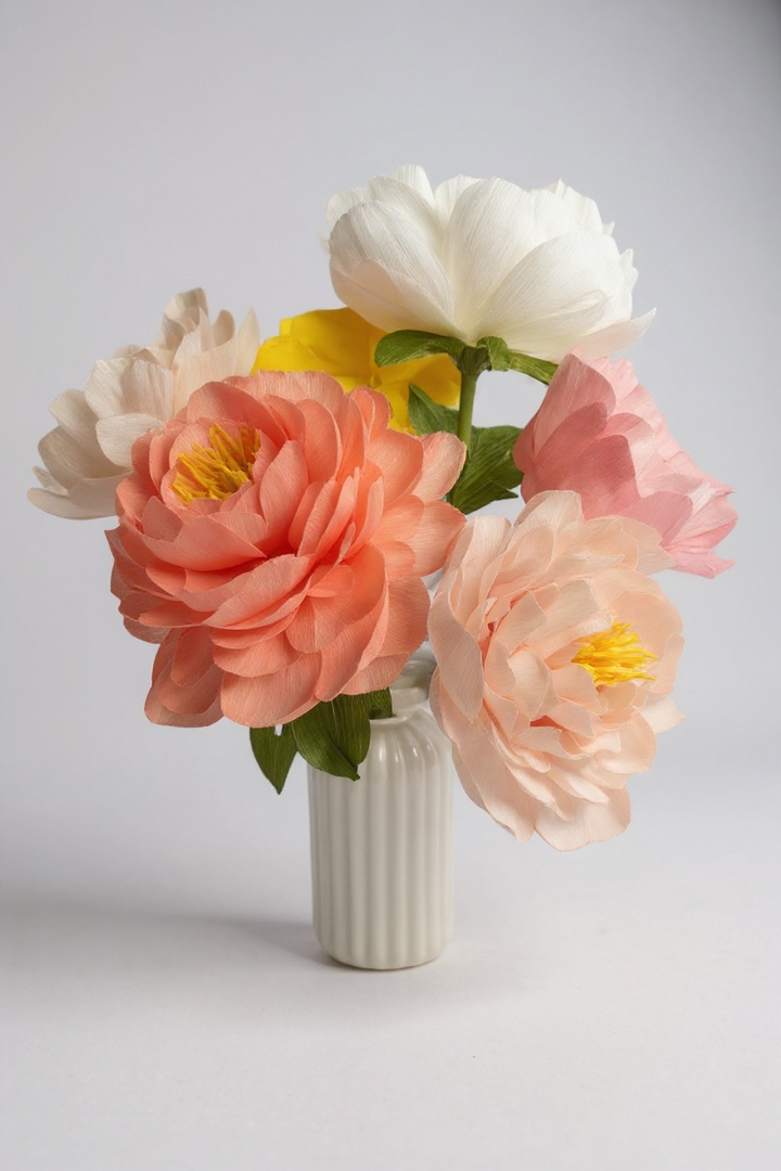 Charm Peony Stem (Paper)