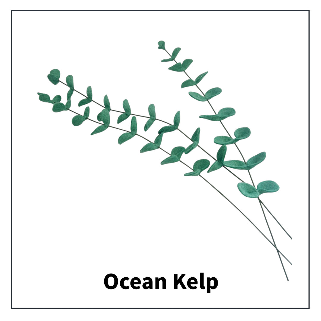 Felt Eucalyptus Stems