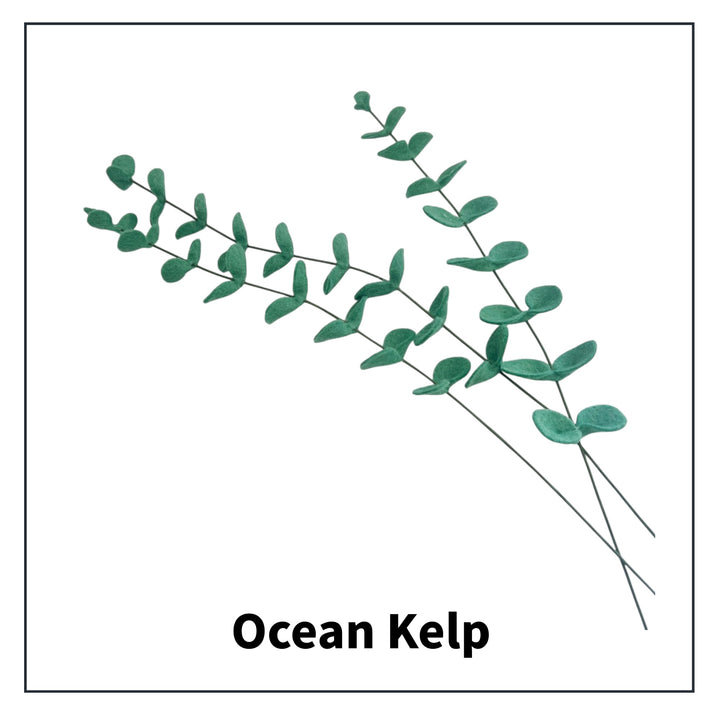 Felt Eucalyptus Stems