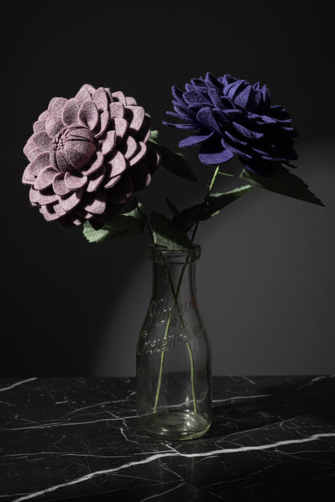 Felt Dahlia Stem