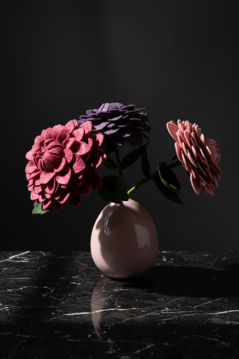 Felt Dahlia Stem