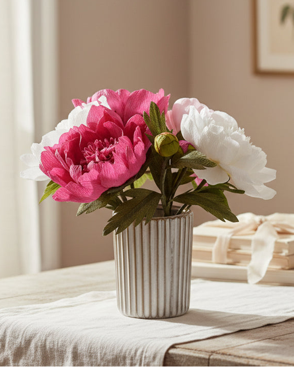 Paper Duchess Peony Stem