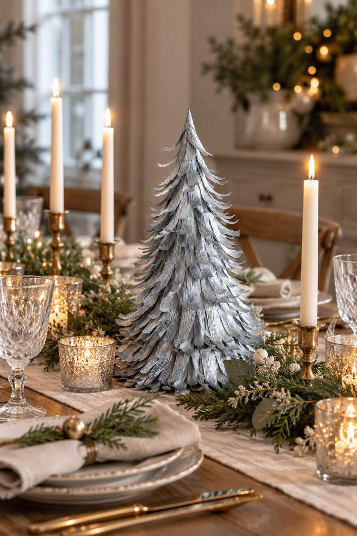 Silver Woodland Christmas Tree