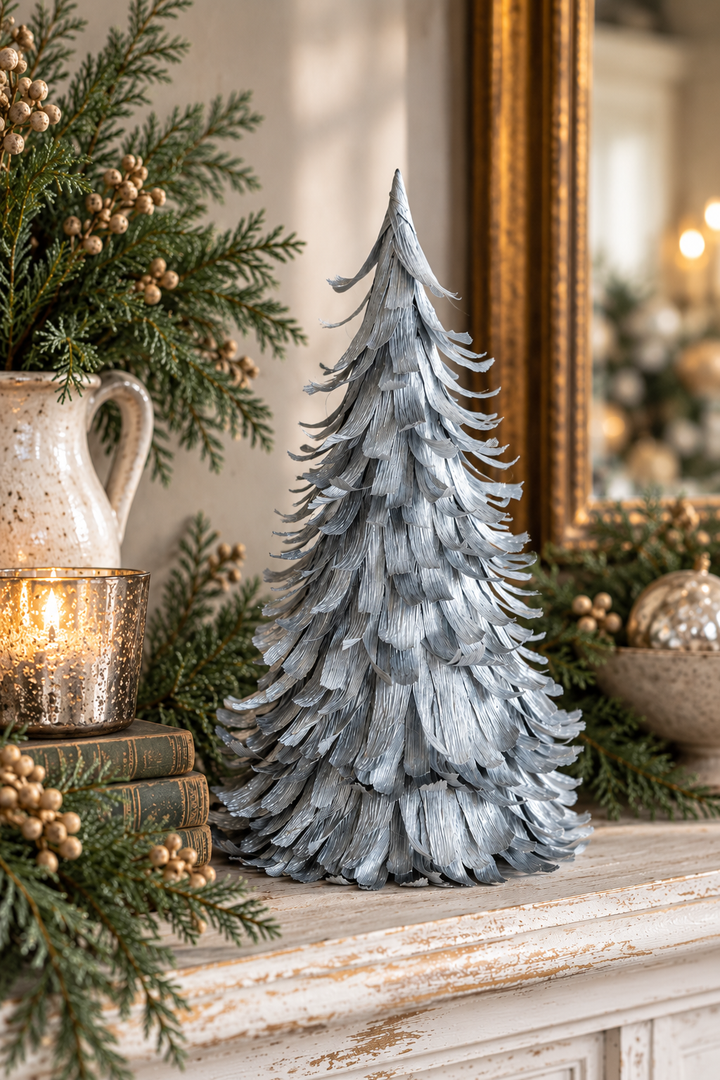 Silver Woodland Christmas Tree