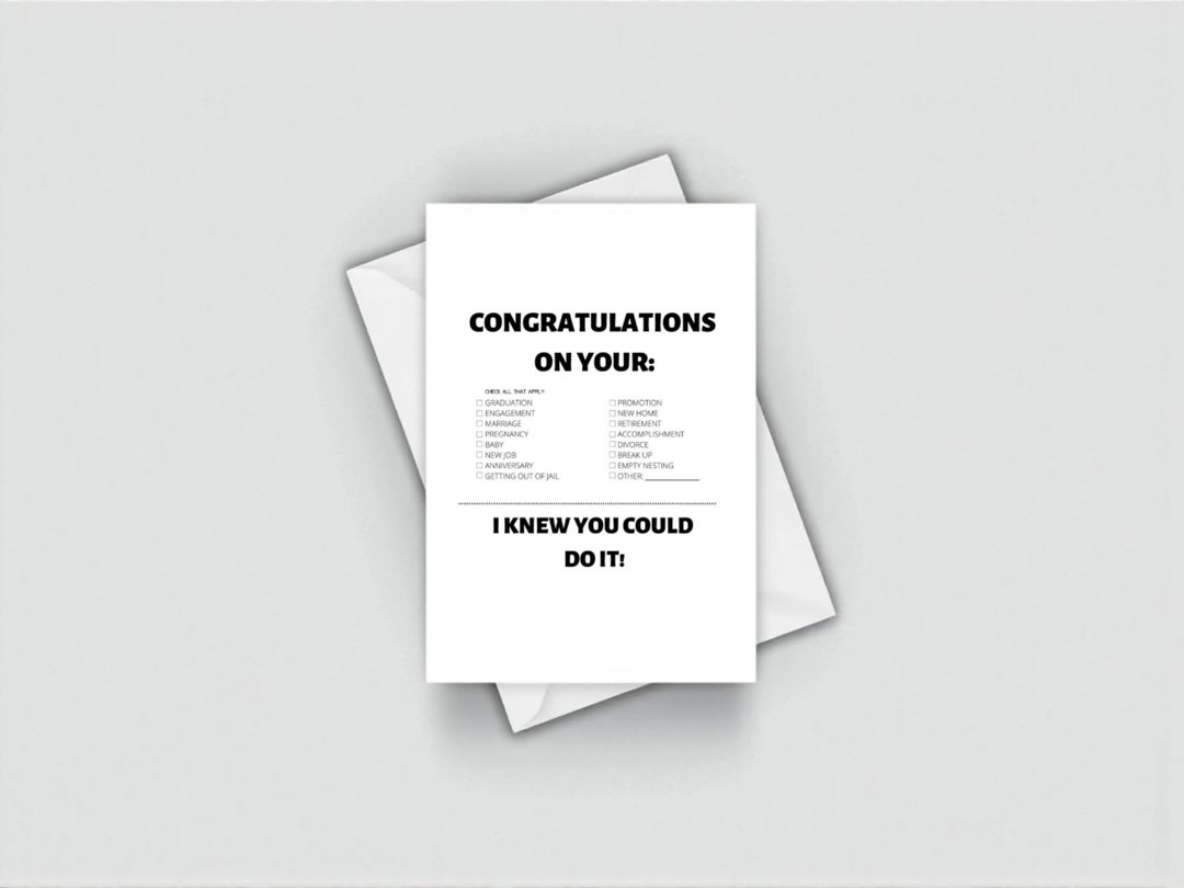 Multi Purpose Greeting Card