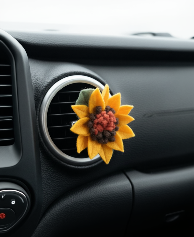 Sunflower Car Vent Oil Diffuser