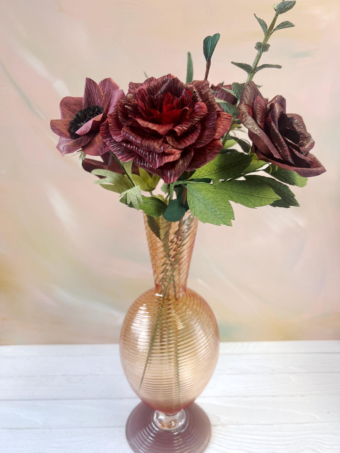 The Burgundy Noir Bouquet Paper Bouquet