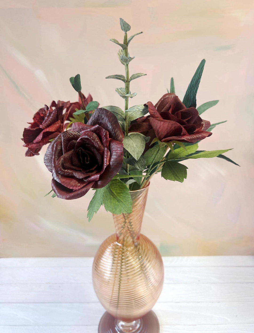 The Burgundy Noir Bouquet Paper Bouquet