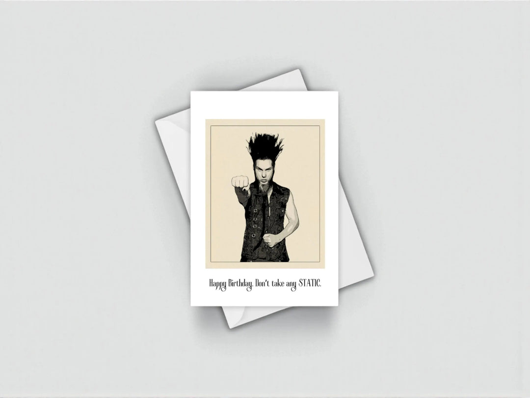 Wayne Static X Birthday Card