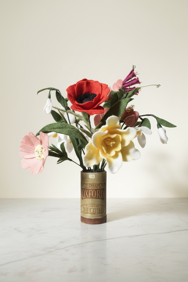 Build a Birth Flower Bouquet from Felt - Felt Flowers