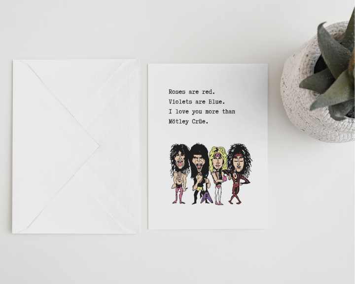 Motley Crue Birthday Card - Music Birthday Card