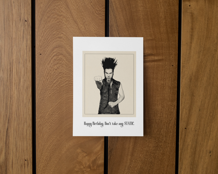 Wayne Static X Birthday Card
