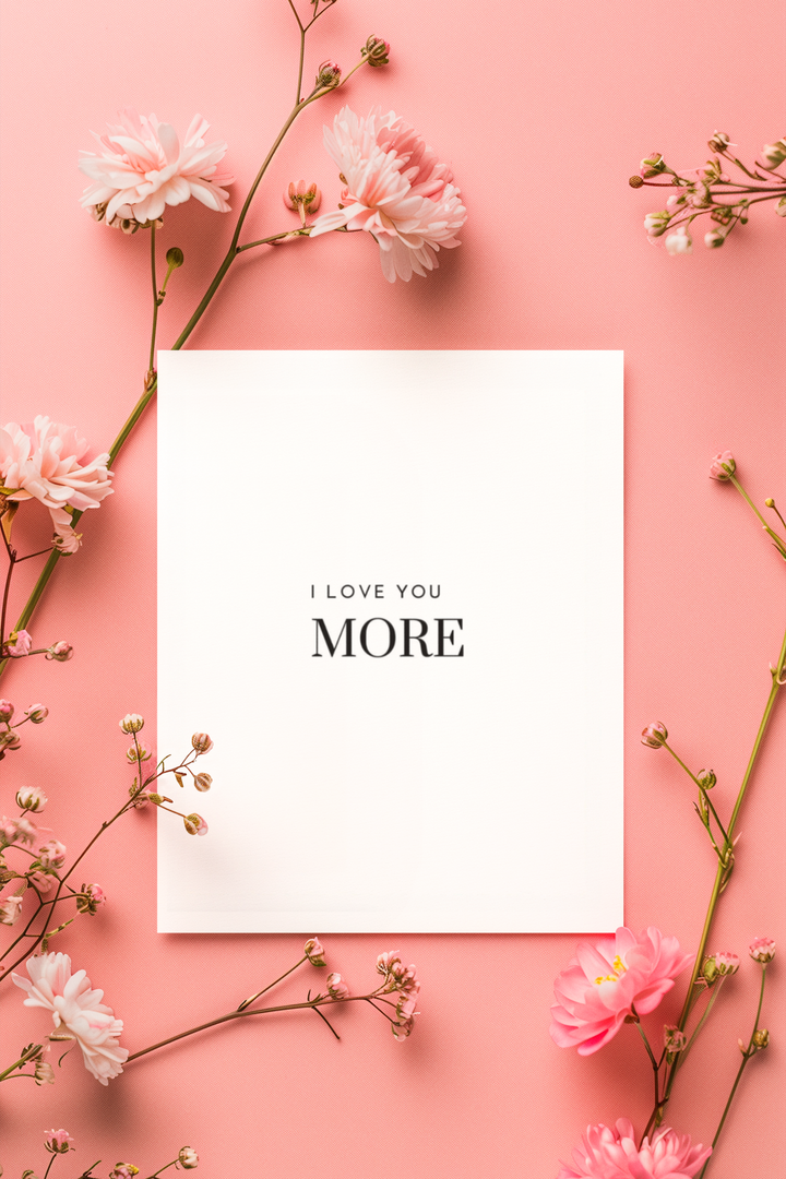 I Love You More Greeting Card
