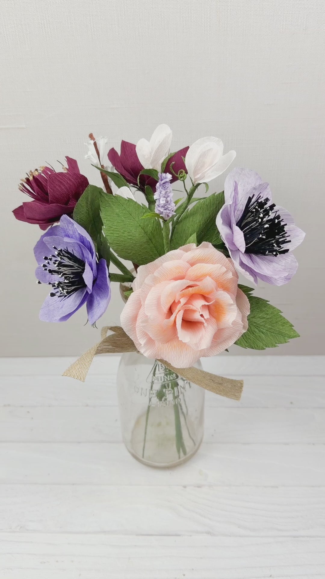 Velvet &amp; Violet Floral Bouquet
