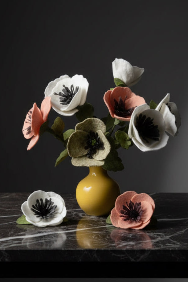 Felt Fringe Poppy Stem